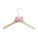 thumbnail image 4 of Juego de perchas de madera para niños, accesorios de almacenamiento de ropa para bebés, patrón de animales Oso de color rosa, 4 of 9