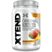 Xtend Original BCAA Powder, Branched Chain Amino Acids, Sugar Free Post Workout Muscle Recovery Drink with Amino Acids, 7g BCAAs for Men & Women, Mango Madness, 90 Servings
