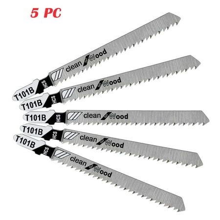 - Toolman Jig Saw Blades Universal Fit 5pc-T-Shank 4 inc -10 TPI for wood custom & reverse cutting works with DeWalt Makita Ryobi