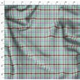 thumbnail image 4 of Soimoi Poly Georgette Fabric Plaid Check Print Fabric by Yard 52 Inch Wide, 4 of 5