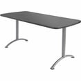 thumbnail image 3 of Iceberg Arc Fixed Height Table 36X72 Rectangular, Graphite Rectangle Top - 72" Table Top Length x 36" Table Top Width - Assembly Required - Graphite, 3 of 6
