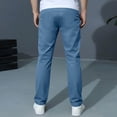 thumbnail image 4 of Boys School Uniform Pants Str𝐞tch Pull On Bottom Kids Elastic Waist Straight Leg Trousers Girl Hign Waisted Preppy Clothes, 4 of 5
