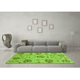 thumbnail image 3 of Ahgly Company Indoor Rectangle Oriental Green Modern Area Rugs, 7' x 10', 3 of 4