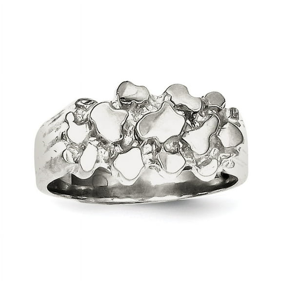 Sterling Silver Woman's Nugget Ring
