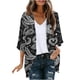 thumbnail image 2 of Cárdigan de manga larga para mujer, blusa informal estampada con bolsillo, abrigo tipo cárdigan para mujer, 2 of 5