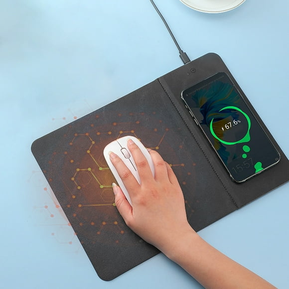 Multifunctional Folding Wireless Charging Pad with Efficient 15W Fast Heating Technology for and Home Use