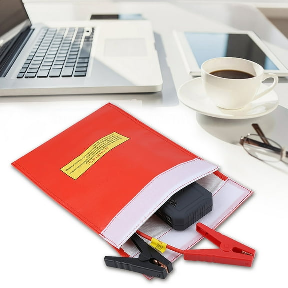 Fireproof And Explosion-Proof Bag Portable Fireproof Lithium Battery Bag Flame Retardant Material Fireproof Bag Lithium Battery Battery Bag Excellent Fireproof Performance And Environmental Protection