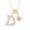 D, variant on Initial Necklaces for Women Dainty Heart Iced Out A-Z Pendant Letter Charm Personalized Name Necklaces X