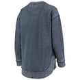 thumbnail image 3 of Women's Pressbox Navy Michigan Wolverines Vintage Wash Pullover Sweatshirt, 3 of 3