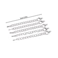 thumbnail image 2 of YYKihy 20 Pack Silver Plated Necklace Chains Bulk Cable Chain Pack For Jewelry Making Bracelet Necklace Extenders Chain Each 1.97, 2 of 8