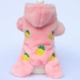 thumbnail image 6 of Dog Pajamas Hooded All Matched Flannel Plush Pet Outfit Onesie Coat Winter Supplies, 6 of 7