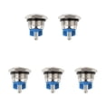thumbnail image 1 of bedienty 2Pcs Anti-Vandal Momentary Stainless IP67 Push Button Switch Raised Top 5Set, 1 of 6