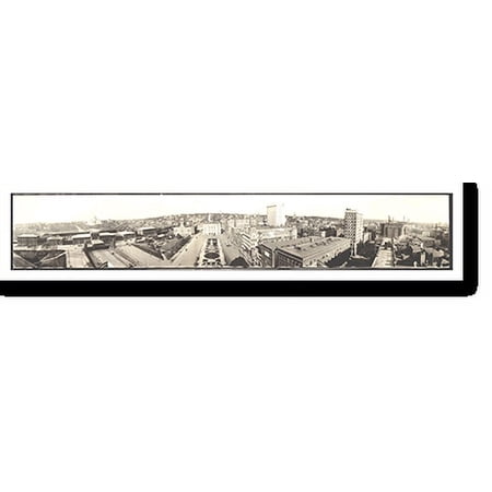 Historic Print, RI 1915 Civic center of the city of Providence PHOTO, Width 7" x Length 36"