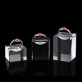 thumbnail image 2 of 3pcs Acrylic Ring Stands Clear Ring Holder Jewelries Display Rack Organizer for Home Showcase Shop, 2 of 7