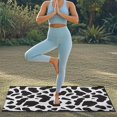 thumbnail image 4 of Binienty Cow Car Seat Sweat Protector Black and White Car Seat Cover Washable Sweat Towel for Post Gym Workout Running Swimming Beach Hiking, 4 of 8