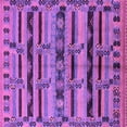 thumbnail image 1 of Ahgly Company Indoor Square Oriental Purple Industrial Area Rugs, 7' Square, 1 of 4