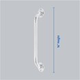 thumbnail image 2 of Grab Bar Medline, cromado moleteado, 40 cm, para ducha y bañera, 2 of 8