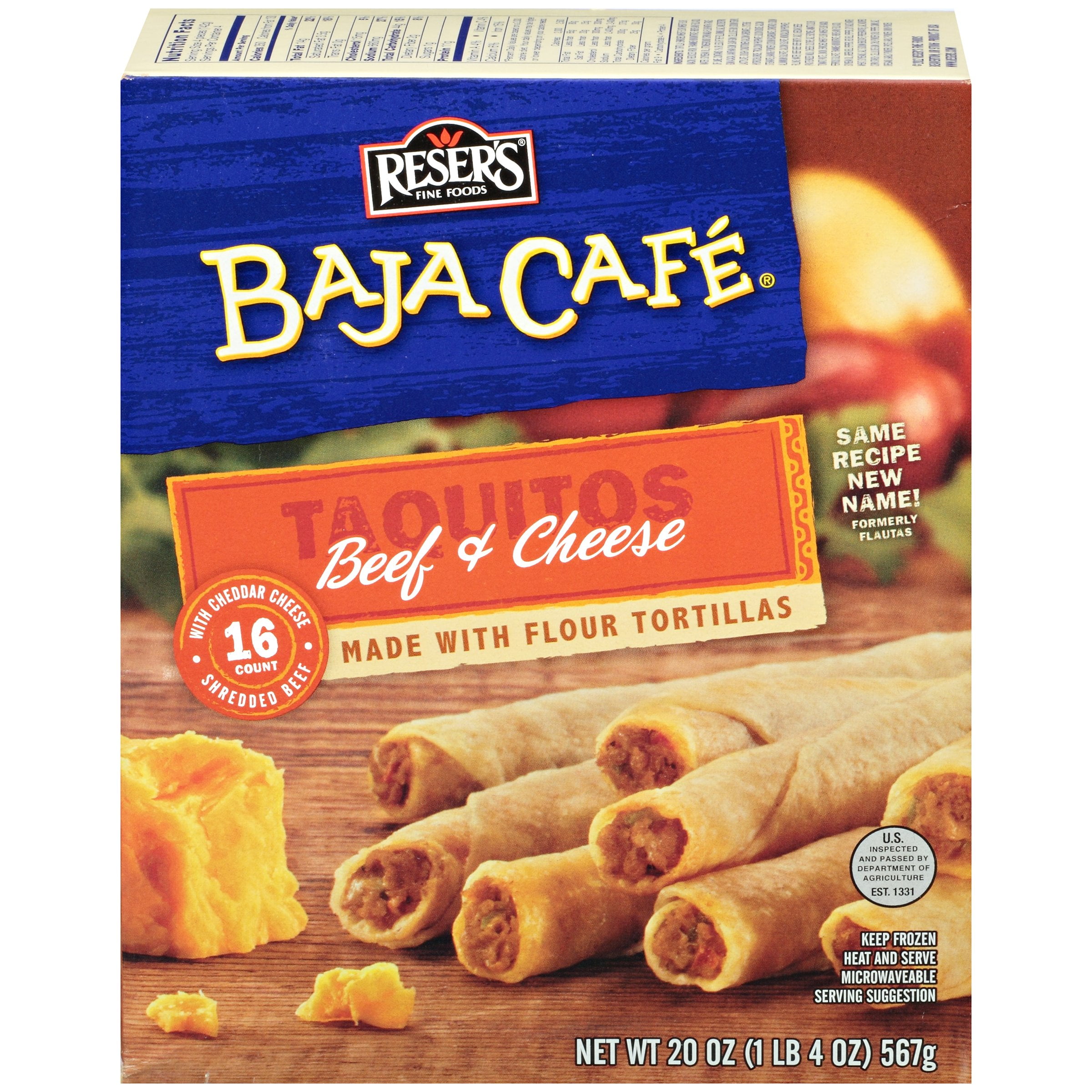 Baja Cafe® Beef and Cheese Taquitos 16 ct Box