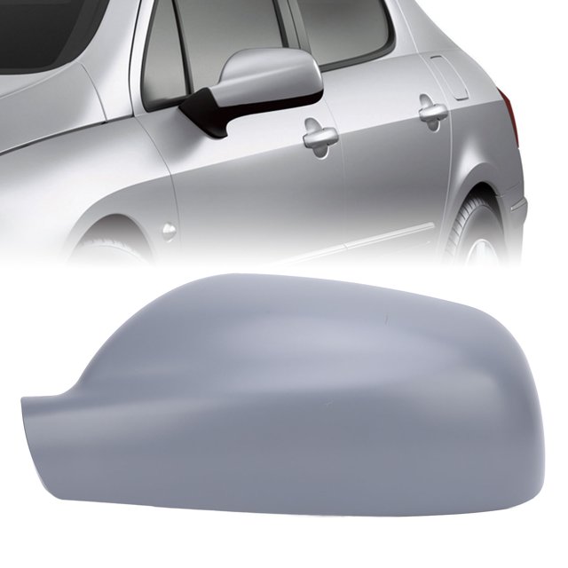 Couvercle de Rétroviseur, Capuchon de Protection pour 407 Saloon 2004-2011, Conçu pour Répondre aux Normes OEM, Remplacement de Capuchon d'Aile avec Boucle d'Installation à l'Arrière
