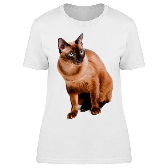 Big Cat Looking At One Side T-Shirt Women -Image by Shutterstock, Female Medium