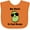 Orange, variant on Inktastic Cool Beans Uncle Boys or Girls Baby Bib