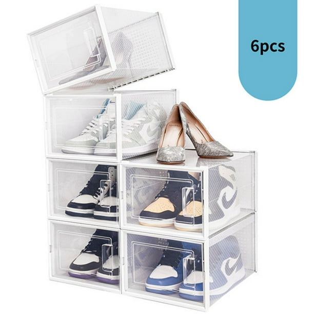 clear plastic organizer bins