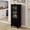 Black, variant on 20" Moisture‑Resistant Mdf Freestanding Storage Chest, Accent Cabinets with Glass Doors, Utility Organizer for Dining Room Hallway Entryway, Creamy White