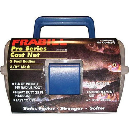 Frabill Monofilament Cast Net with 3/8" Mesh