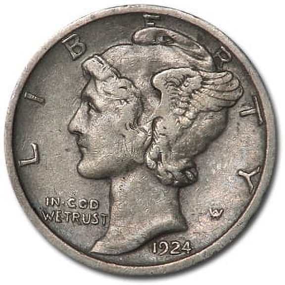 1924-S Mercury Dime XF