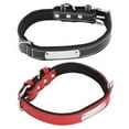 thumbnail image 4 of Adjustable Dog Collar Pet Dog Collar with Stainless Steel Sheet Soft Lining Accessory(Black Red XL), 4 of 10