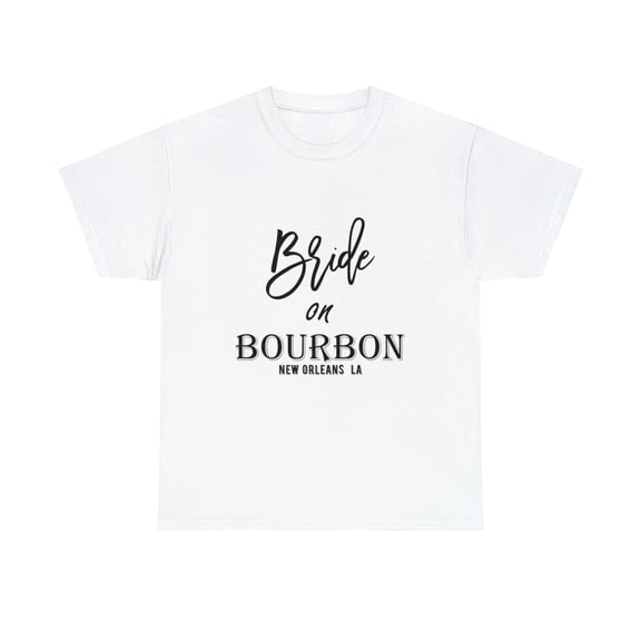 New Orleans Bachelorette Party Funny Bride On Bourbon T-Shirt