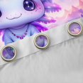 thumbnail image 4 of Manfei 3D Purple Axolotl Curtains Pack of 2 (42x84 Each), Mystic Galaxy Flower Curtains Blackout, Teen Boy Girl Kids Bedroom Curtains, Curtains and Drapes Bedroom Decor, 4 of 6