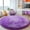 Purple, variant on Pentantan 4ft x 4ft Round Shaggy Area Rugs for Bedroom, Fluffy Decorative Carpet for Living Room, Pink Rainbow