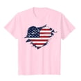 thumbnail image 5 of Graphic Printed T-Shirts for Women Casual Cotton Tees Comfy Streetwear Crewneck Short Sleeve Summer Tops Pink,L, 5 of 5