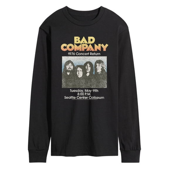 Bad Company - Seattle Center - Men's Long Sleeve Graphic T-Shirt