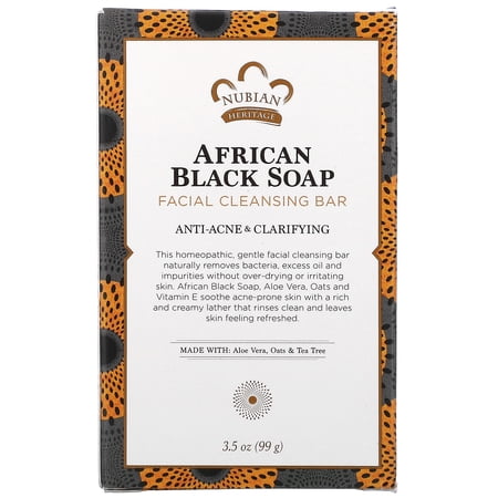 Nubian Heritage Bar - African Black Soap - 3.5 Oz