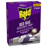 Raid Bed Bug Dete Countor & Trap, Inse Count Killer, For Home or Travel, 8 Count