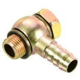 thumbnail image 1 of Unique Bargains 13mm Barb M16x1.5 Male Thread Hose Pipe Fitting Elbow Carbon Steel Adapters, 1 of 5