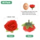 thumbnail image 3 of Uxcell 50 Paquete Cabezas de Rosas Artificiales 1.2'' Pequeñas Cabezas de Rosa de Seda Falsa para Decoraciones de Ramo de Boda Fiesta Rojas, 3 of 7