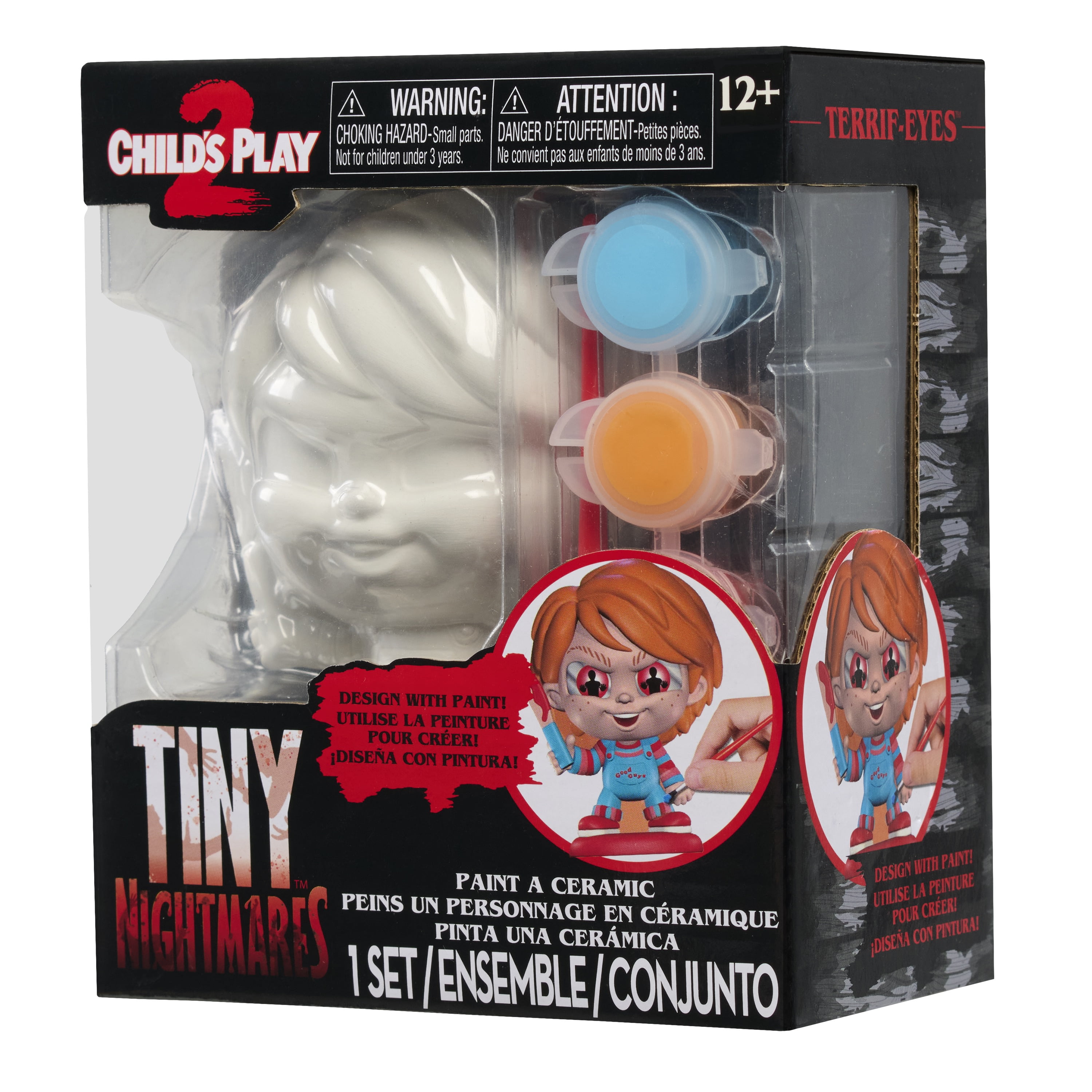 Tiny Nightmares Paint a Ceramic Chucky Kit for Ages 12 and up