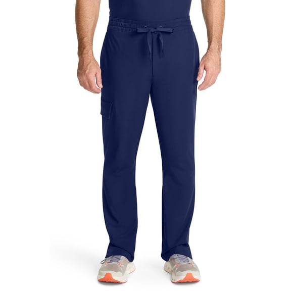 Healing Hands Men's Scrubs Zip Fly Drawstring Scrub Pant with 4 Pockets HH154S, L Short, Navy