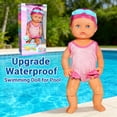 thumbnail image 2 of Upgraded Waterproof Swimming Baby Doll for Pool - Battery Powered Backstroke & Freestyle Water Toy - Movable Joints Bath Doll Gift, 2 of 6