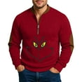 thumbnail image 2 of Funny Christmas Shirts Men Mens Funny Ugly Christmas Sweater Red XXL, 2 of 4