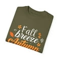 thumbnail image 3 of Fall Breeze Autumn Leaves Autumn | Fall | Thanksgiving | Pumpkin | Fall Unisex Garment-Dyed T-shirt, 3 of 4
