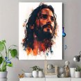 thumbnail image 4 of Qisvanset Framed Canvas Wall Art, 12x16 Inch Minimalist Watercolor Jesus Faith Wall Decor, 4 of 5