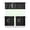 White-119, variant on Steampunk Sun and Moon Kitchen Curtains Set Constellation Map Design 3-Piece Celestial Gothic Tier and Valance Rod Pocket Curtains for Home