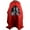 Red, variant on Kmbangi Adult Barber Hair Cutting Gown Cape, Hairdresser Apron With Viewing Transparent Window