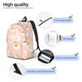 thumbnail image 3 of Rocae Geese and Flower for Durable Canvas Backpack Leisure Large Bag Travel Rucksack Multi-function Backpack Small, 3 of 8