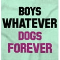 thumbnail image 2 of Boys Whatever Dogs Forever Pet Lover Women's Graphic T Shirt Tees Brisco Brands L, 2 of 6