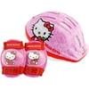 Hello Kitty Toddler's Bike Helmet, Safety Pads Value Pack